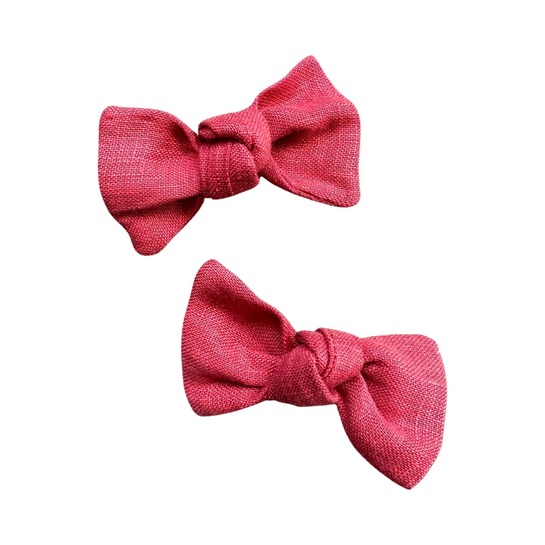 Clips Moño Lino Nudo