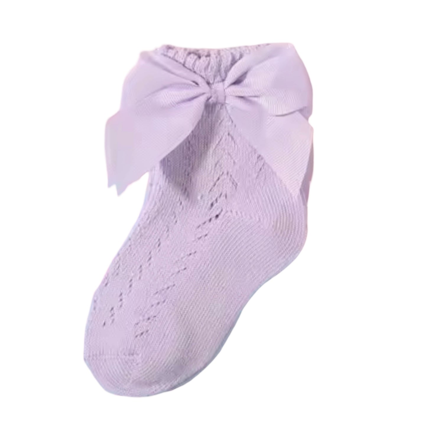 Medias Tobilleras Niña con Moño