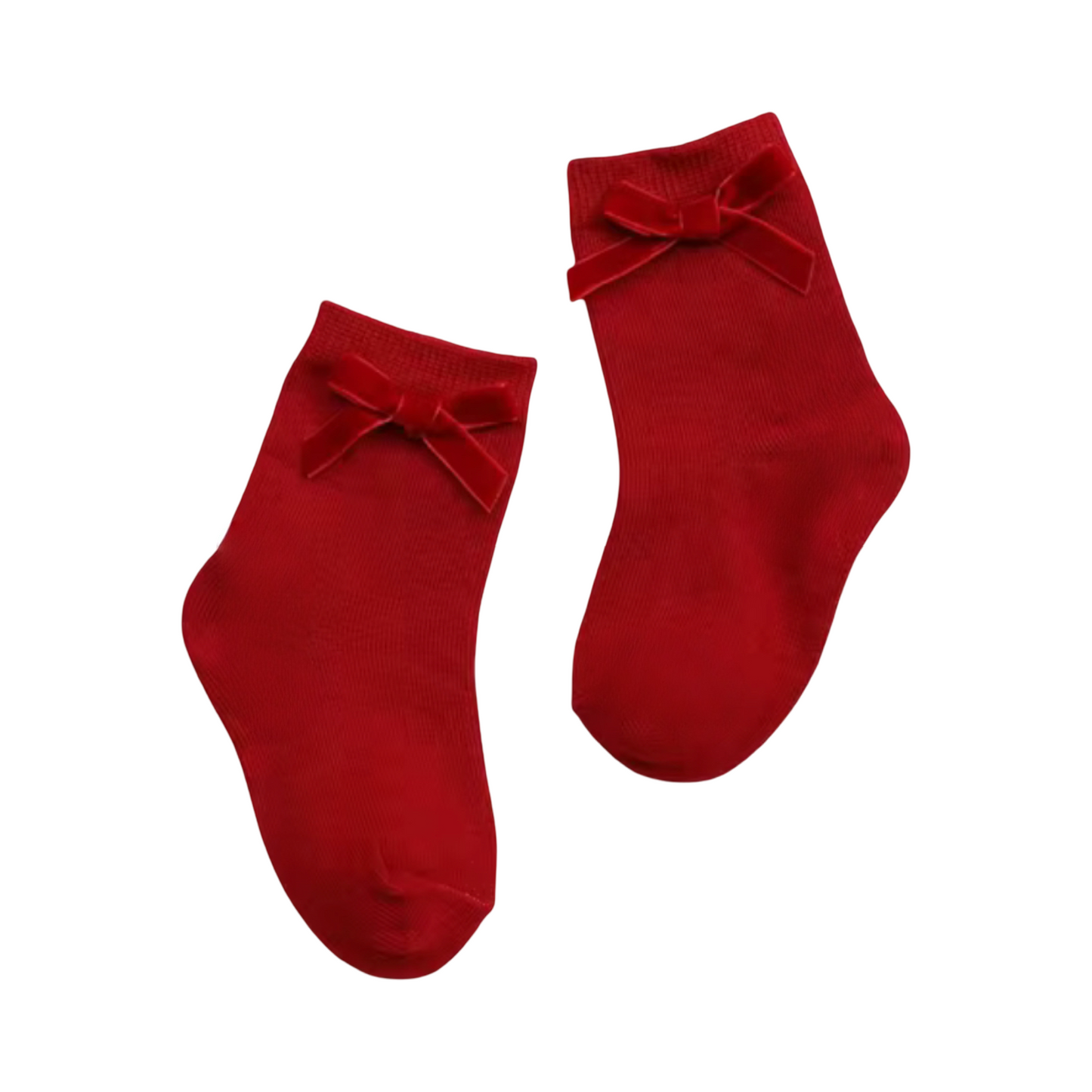 Medias Tobilleras con Moño Velvet