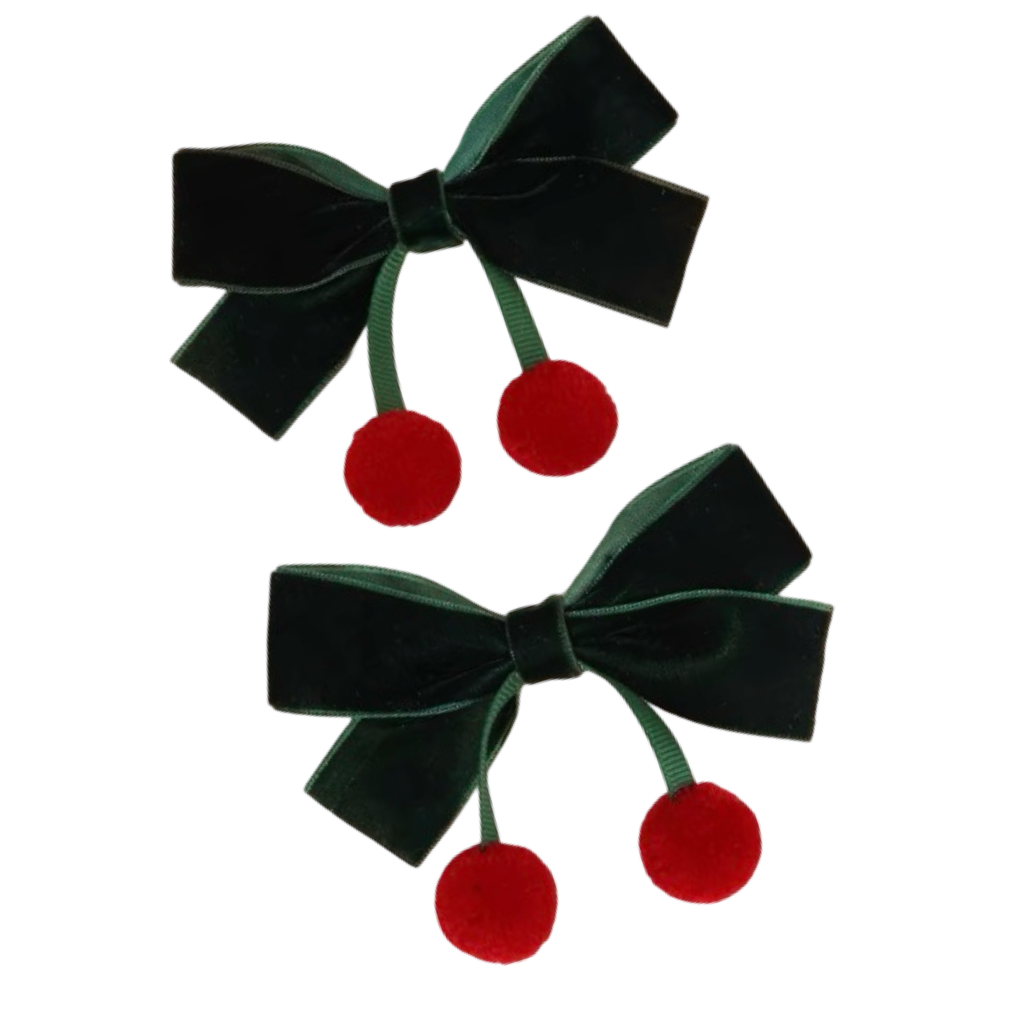 Moños de Tiras con Cerezas