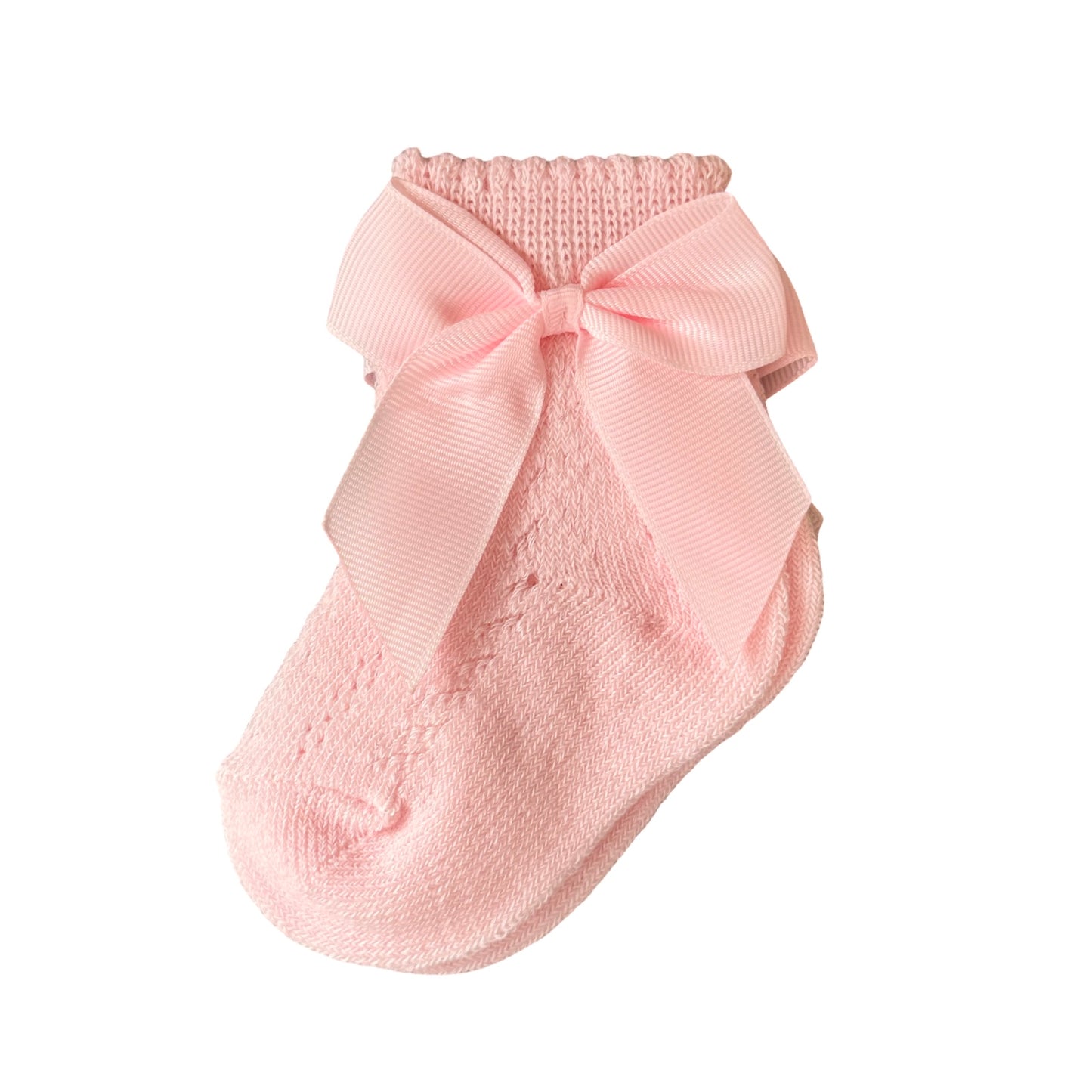 Medias Tobillera Niña con Moño