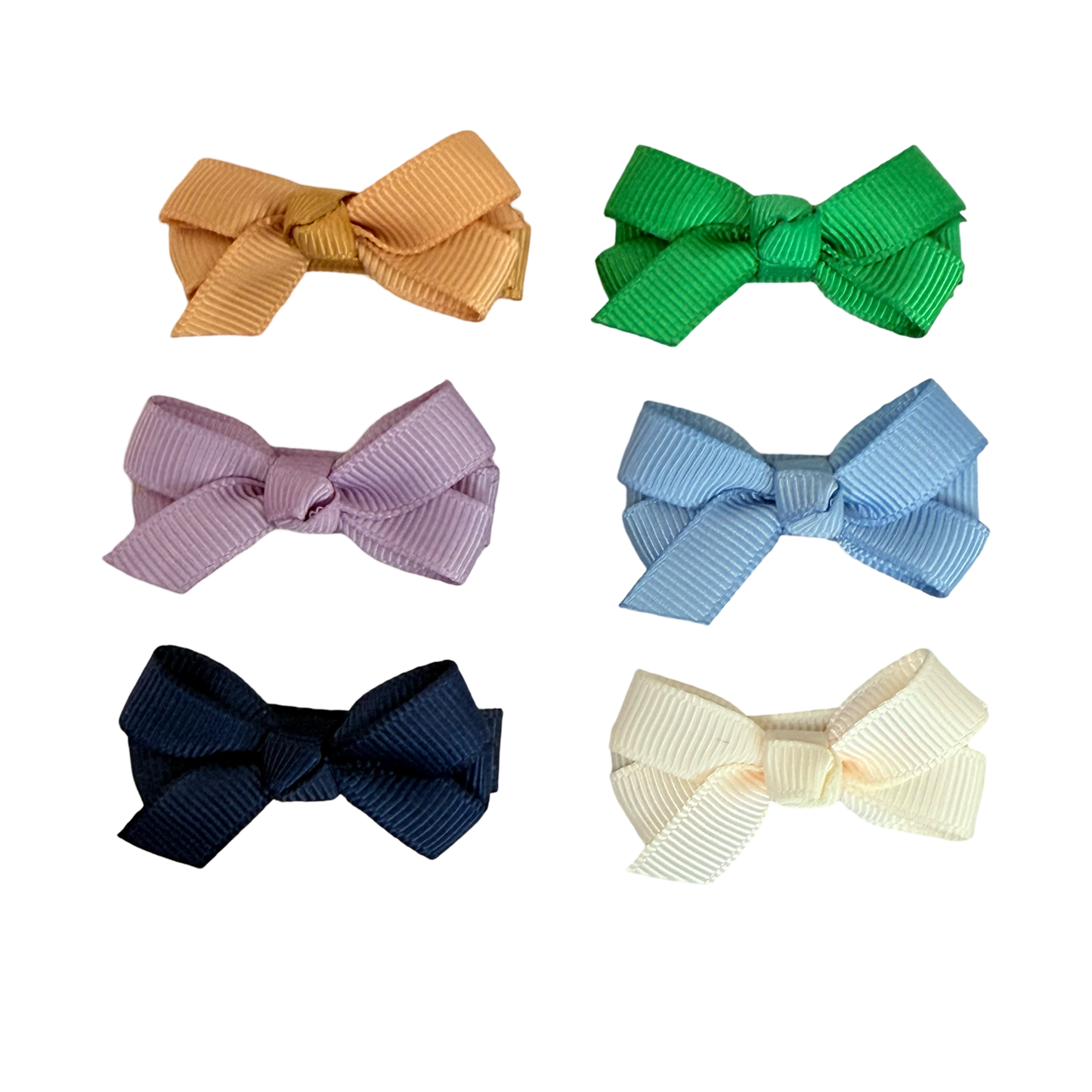 Moños Snap Clip Bebé X6