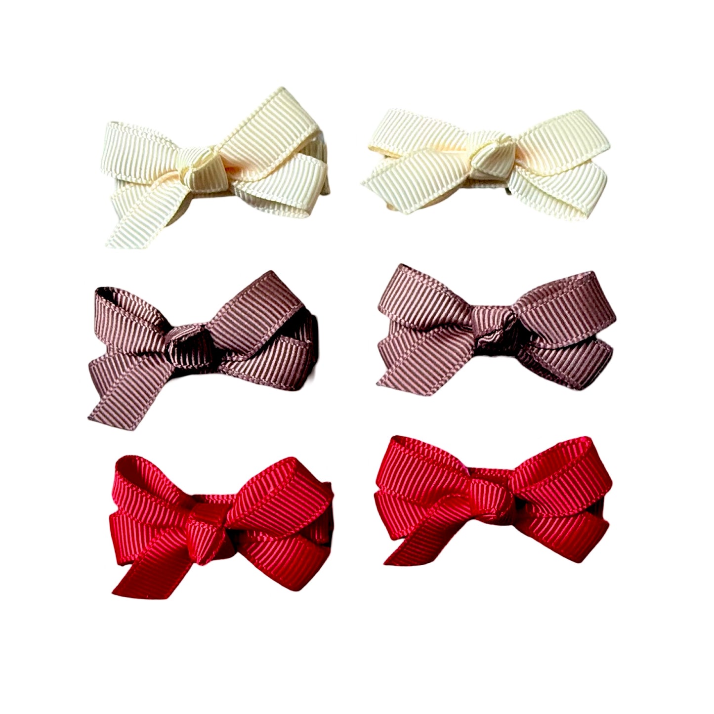 Moños Snap Clip Bebé Par x 3