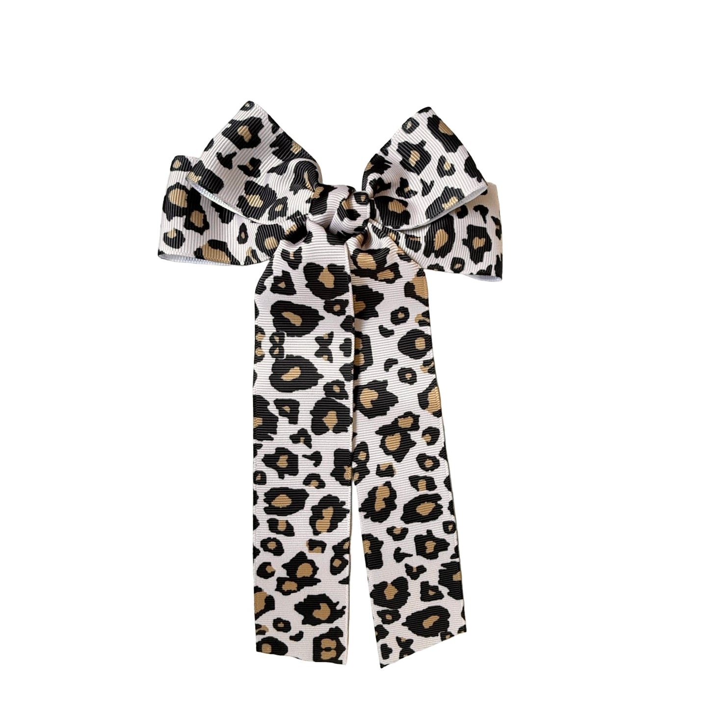 Moño Tiras Largas Animal Print