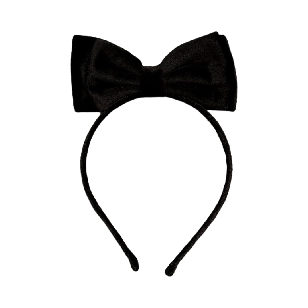 Balaca Velvet Moño Parado