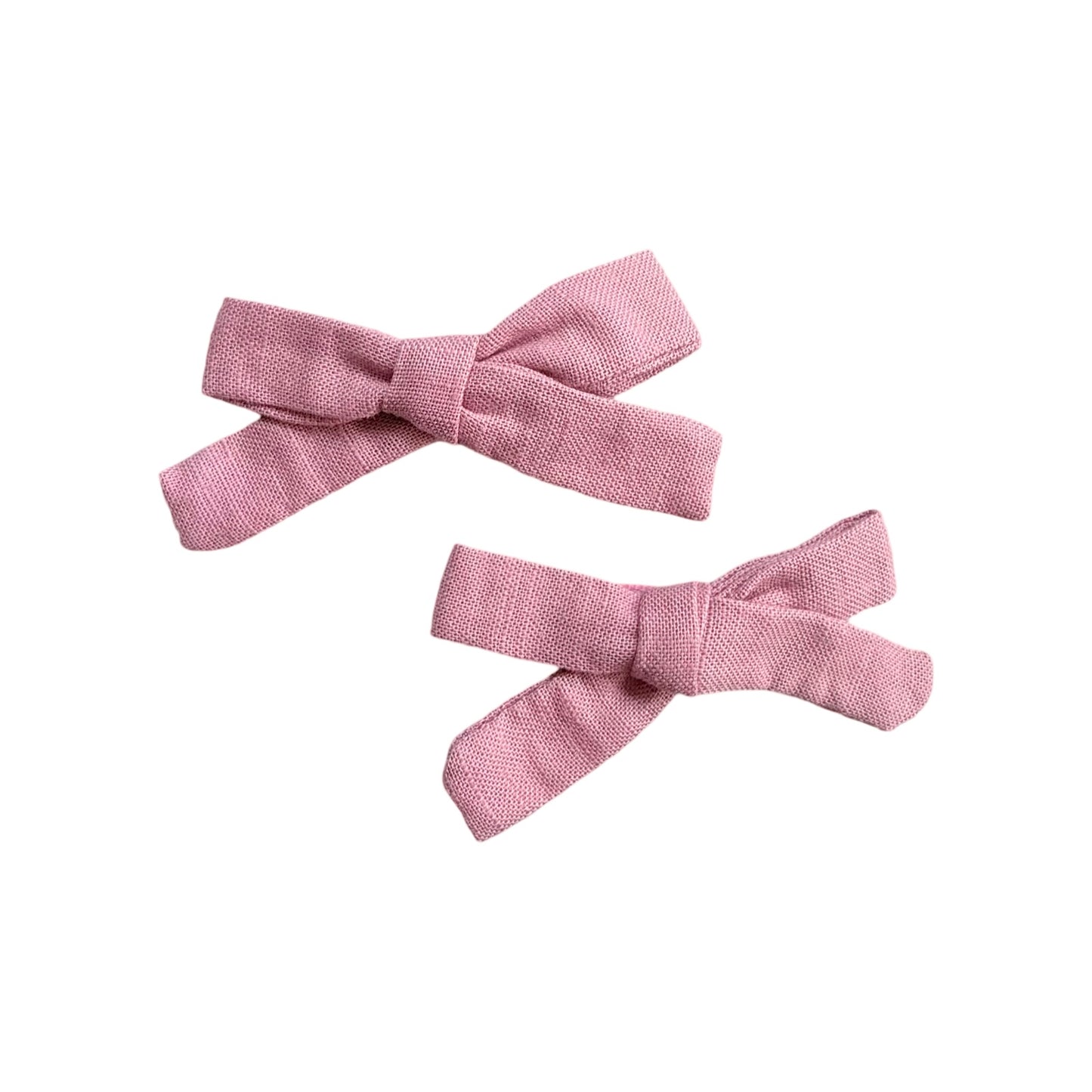 Clips Moños Delgaditos Lino