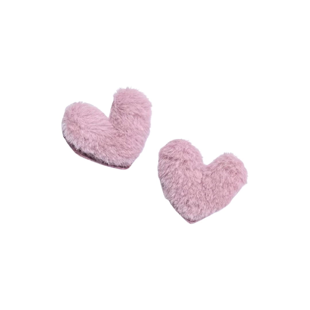 Clip Corazón Peludo