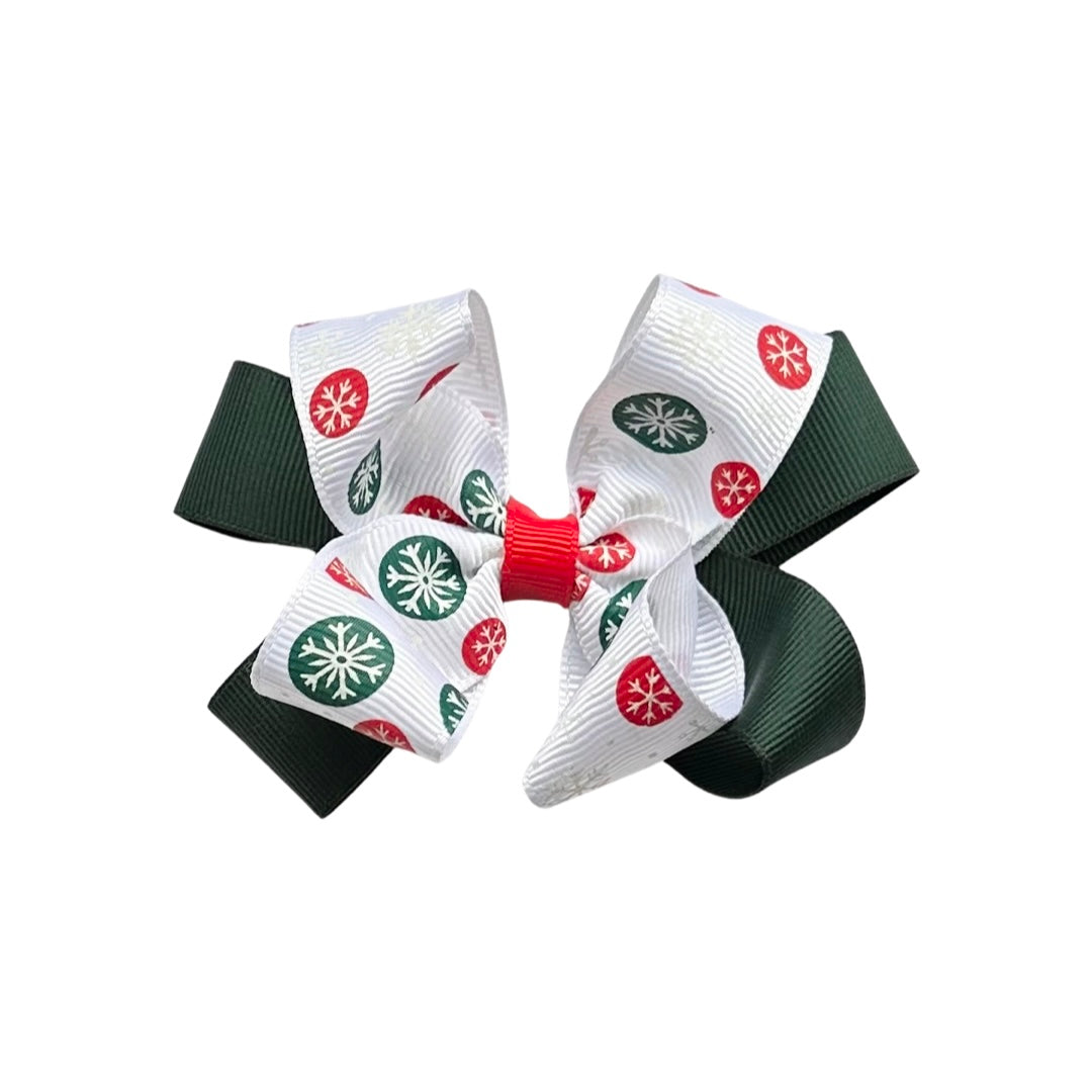 Moño Christmas Snowflakes