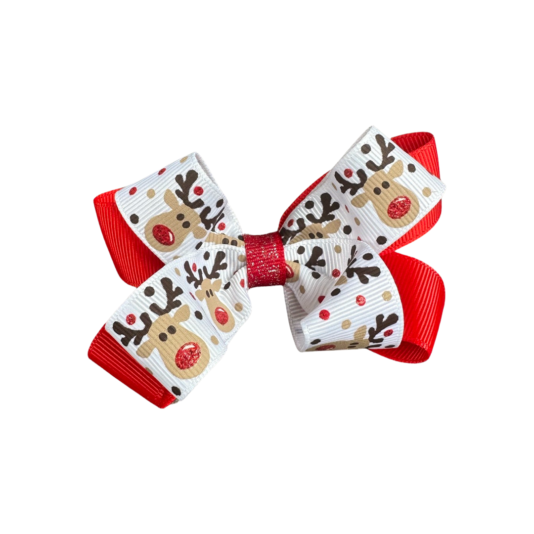 Clip Moño Doble Reno
