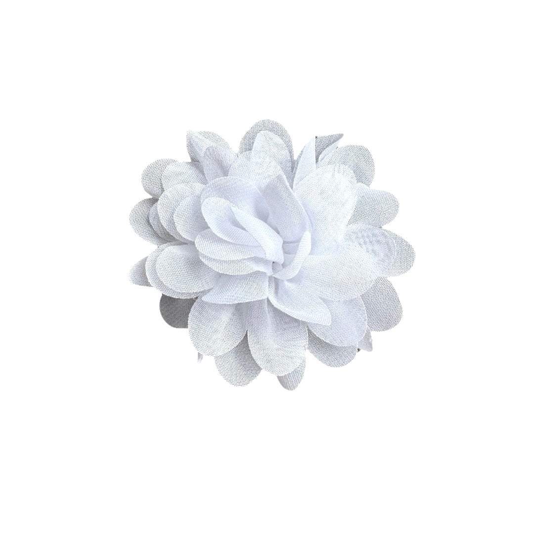 Clip Flor Mediana Shiffón