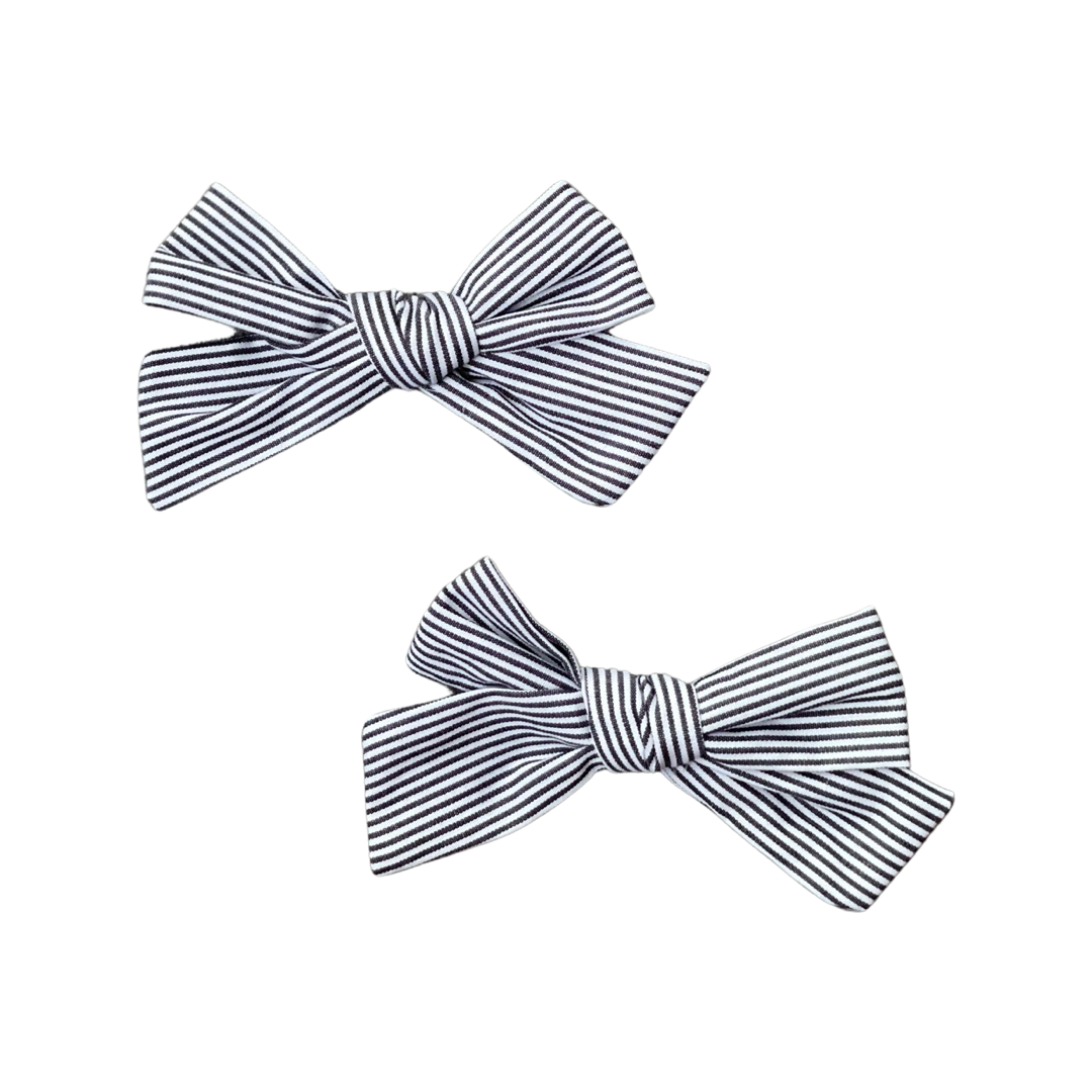 Clip Moño Rayas