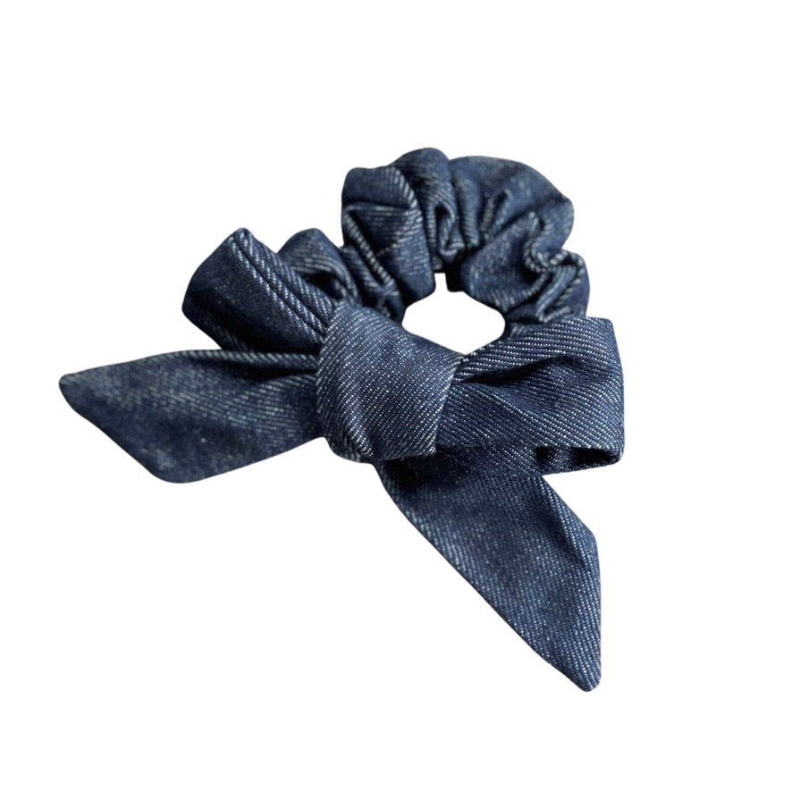 Scrunchies Moño Denim