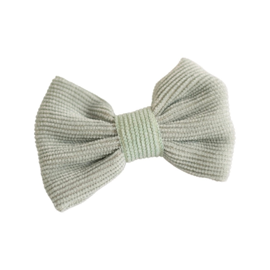 Clip Moño Corbatín Pana