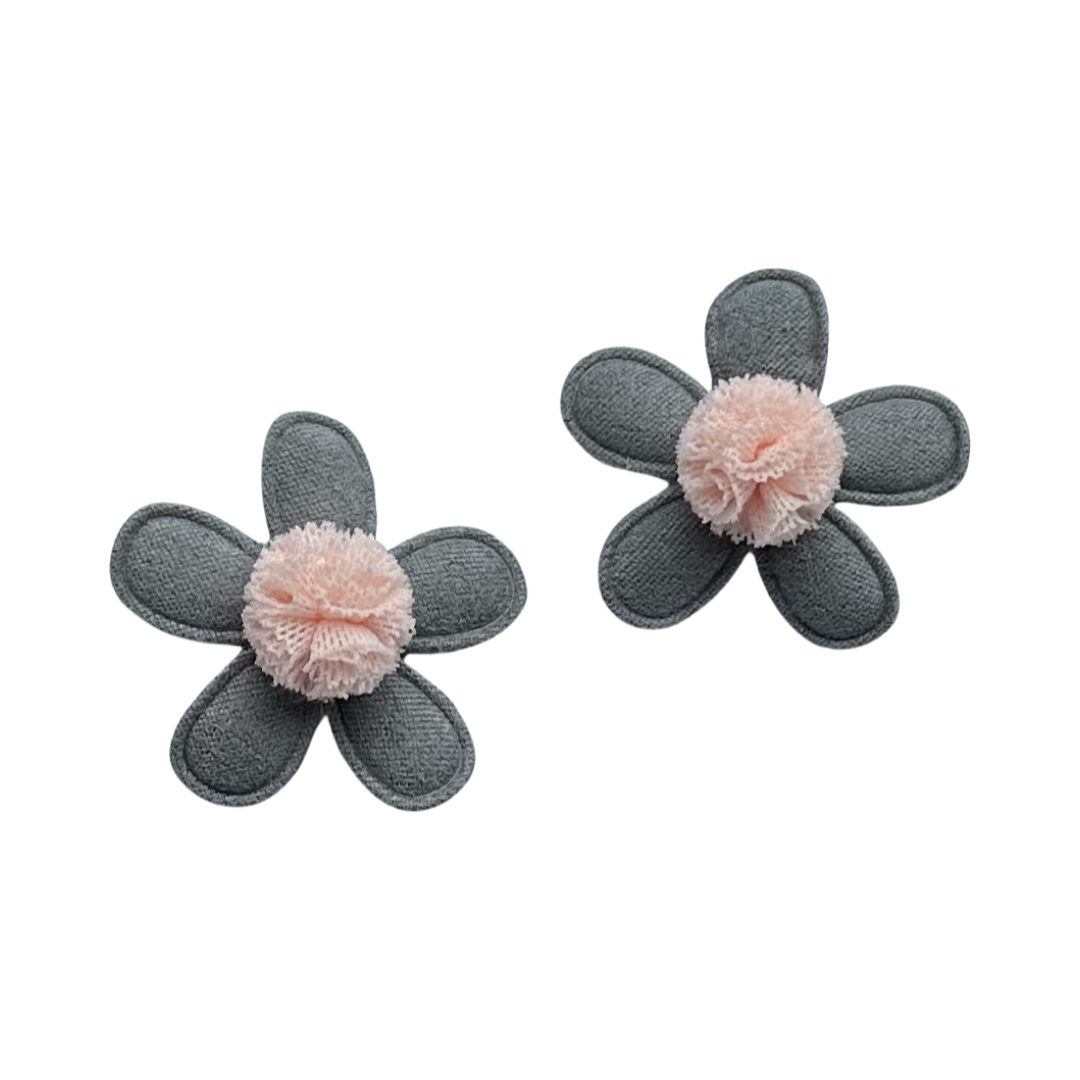 Clip Flor Pompón
