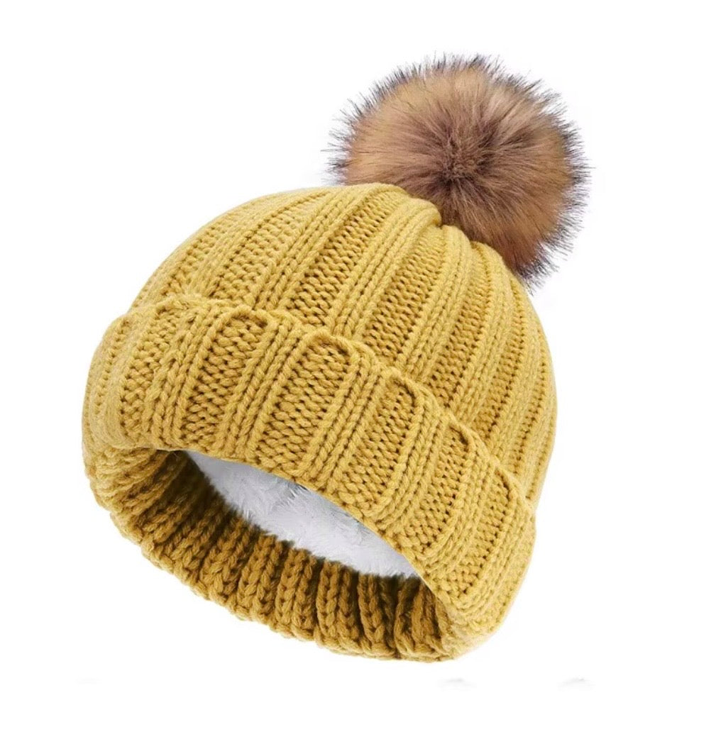 Gorros Niños Fleece Por Dentro