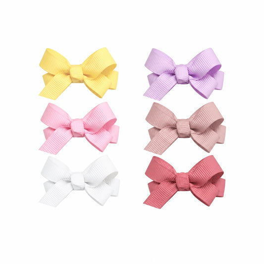 Moños Snap Clip Bebé  X6