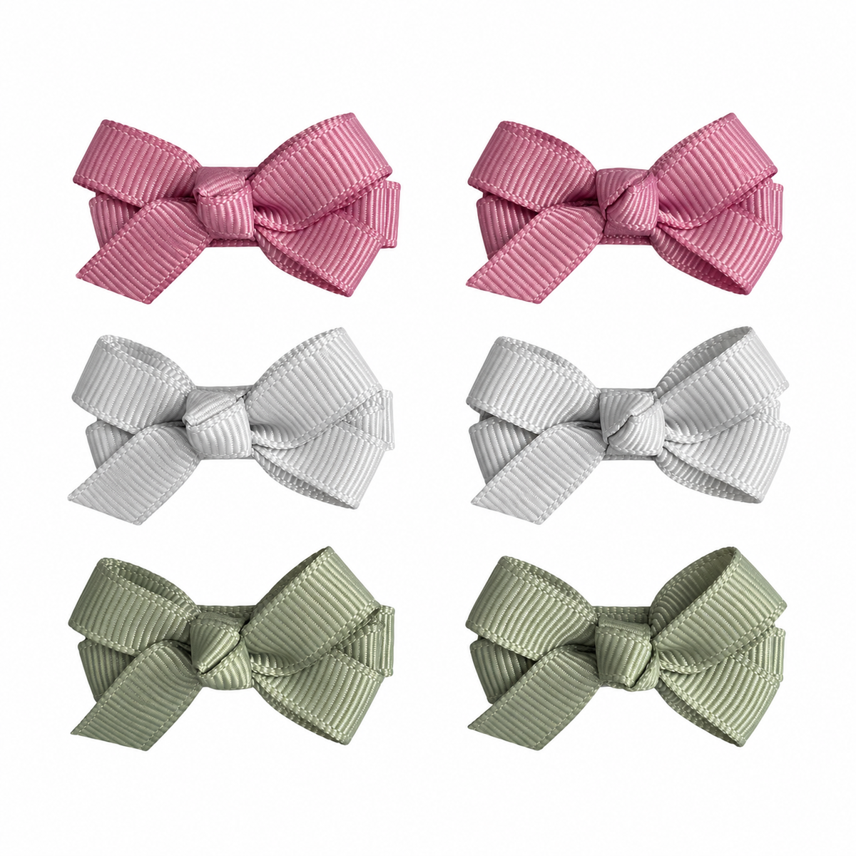 Moños Snap Clip Bebé Par x 3