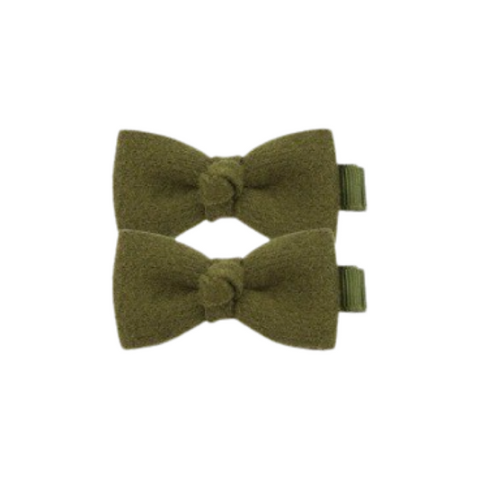 Clips Moños Corbatín Fieltro