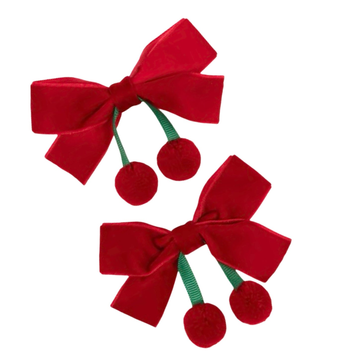 Moños de Tiras con Cerezas