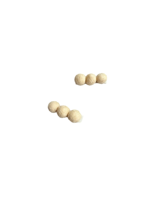 Clips Mini Pompones x 3