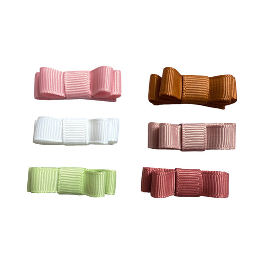 Moños Snap Clip Cute x6