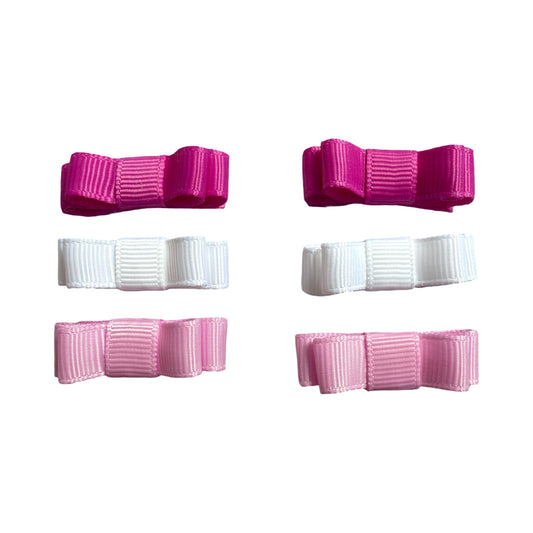 Moños Snap Clips Bebé Par x3