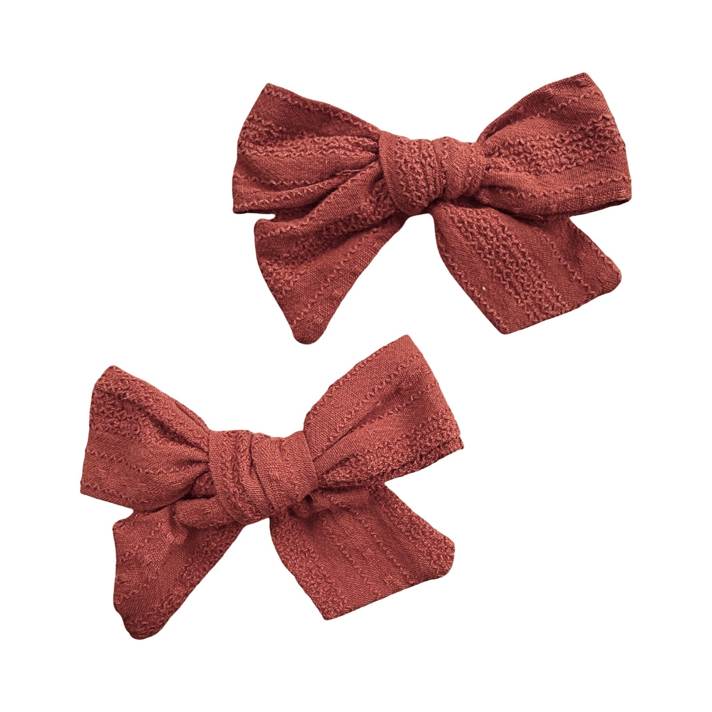 Par Moños Tela Estampados