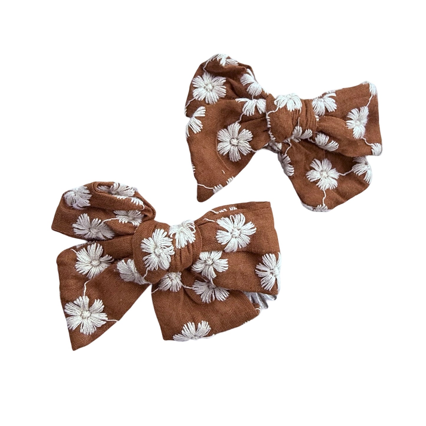 Par Moños Tela Estampados