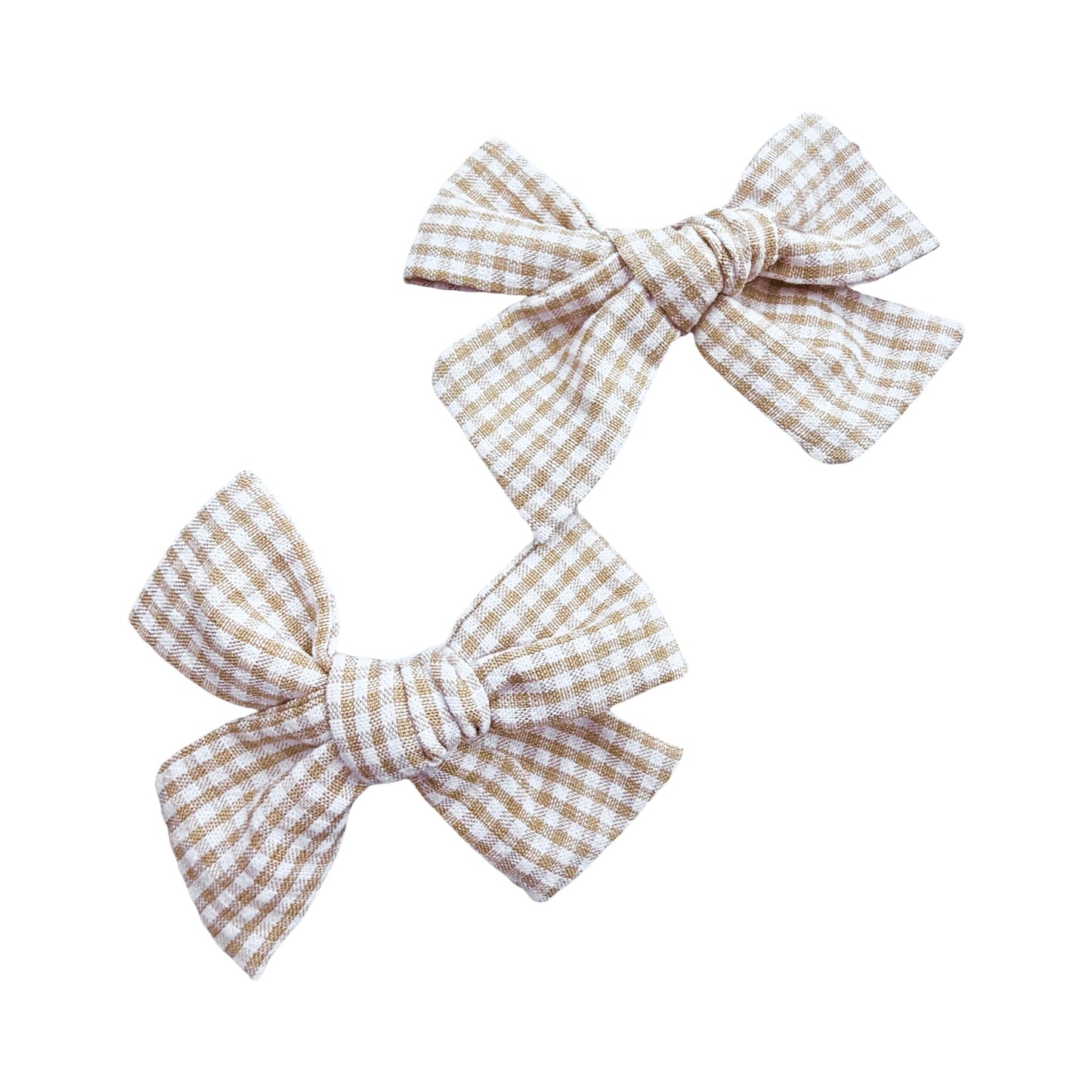 Par Moños Tela Estampados