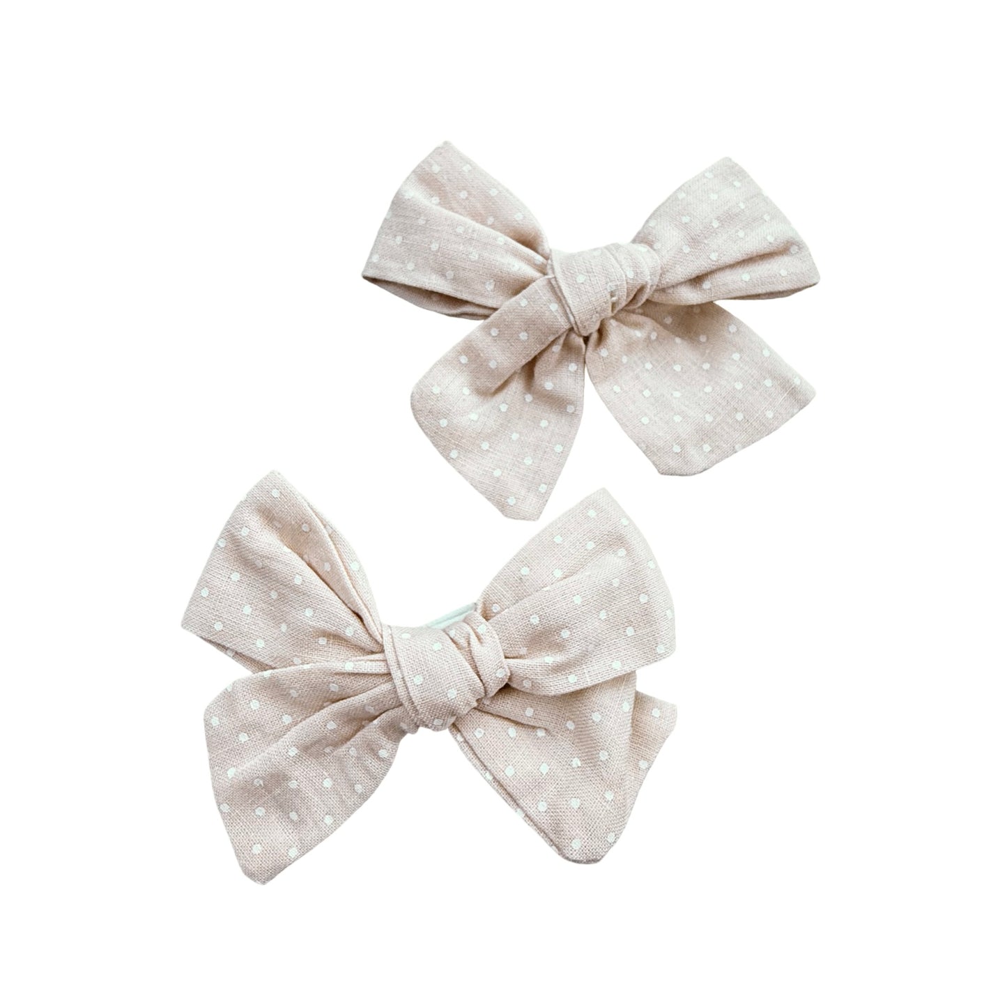 Par Moños Tela Estampados