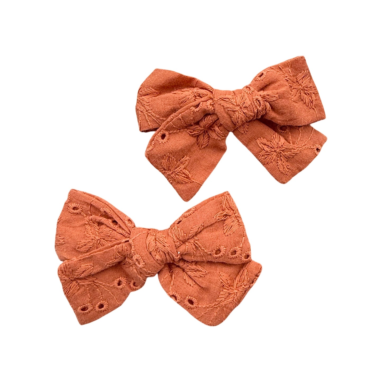 Par Moños Tela Estampados