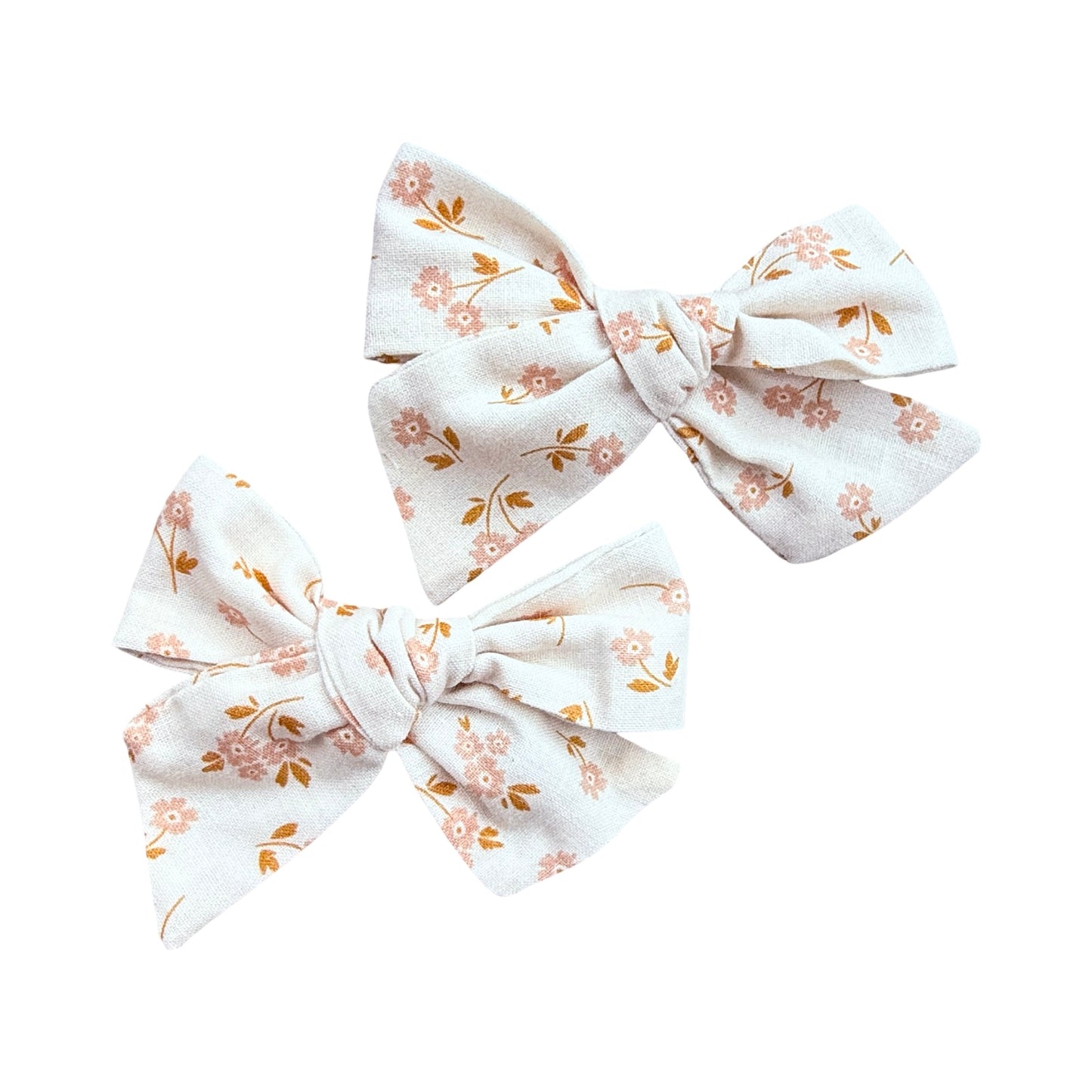 Par Moños Tela Estampados