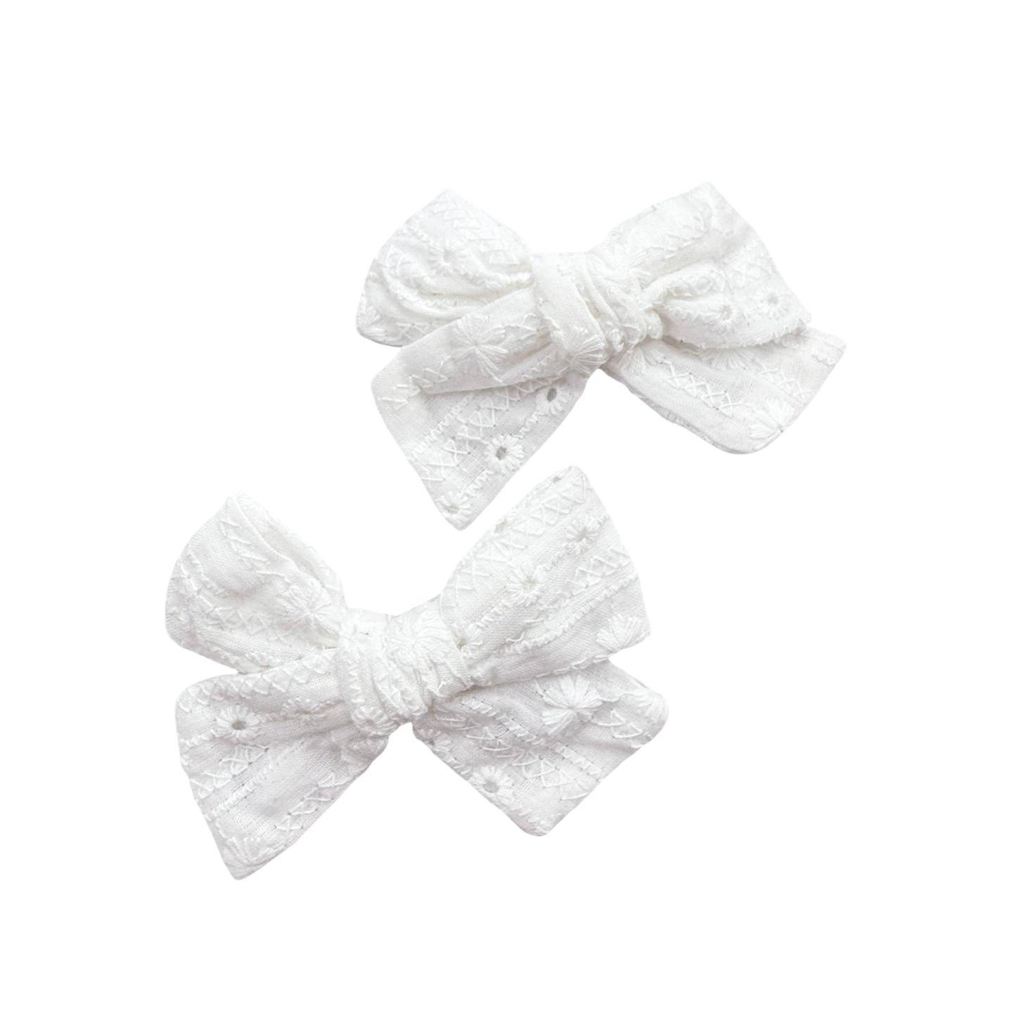 Par Moños Tela Estampados