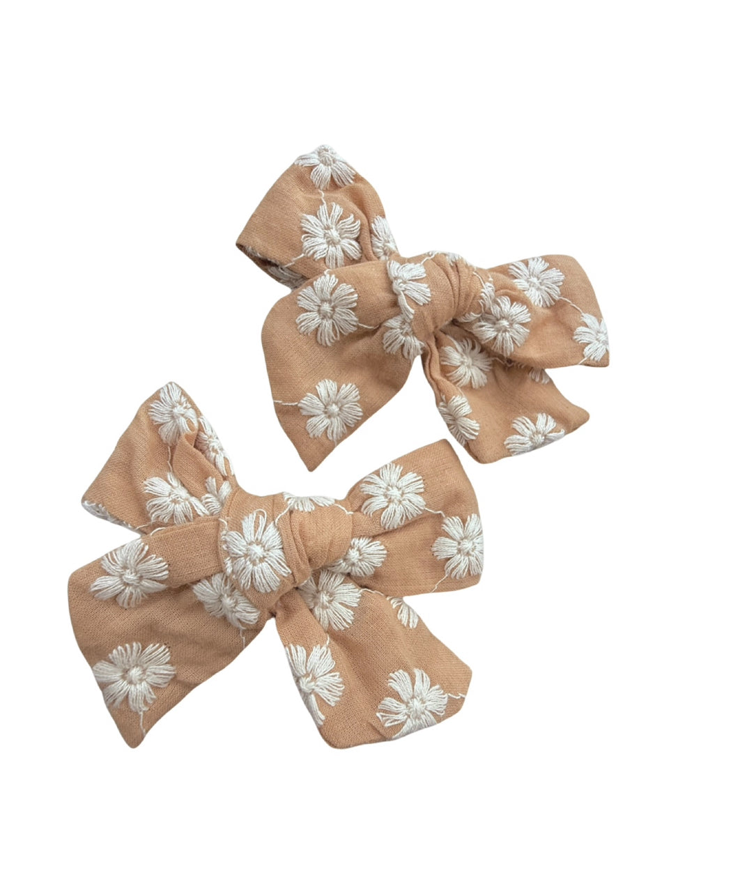 Par Moños Tela Estampados