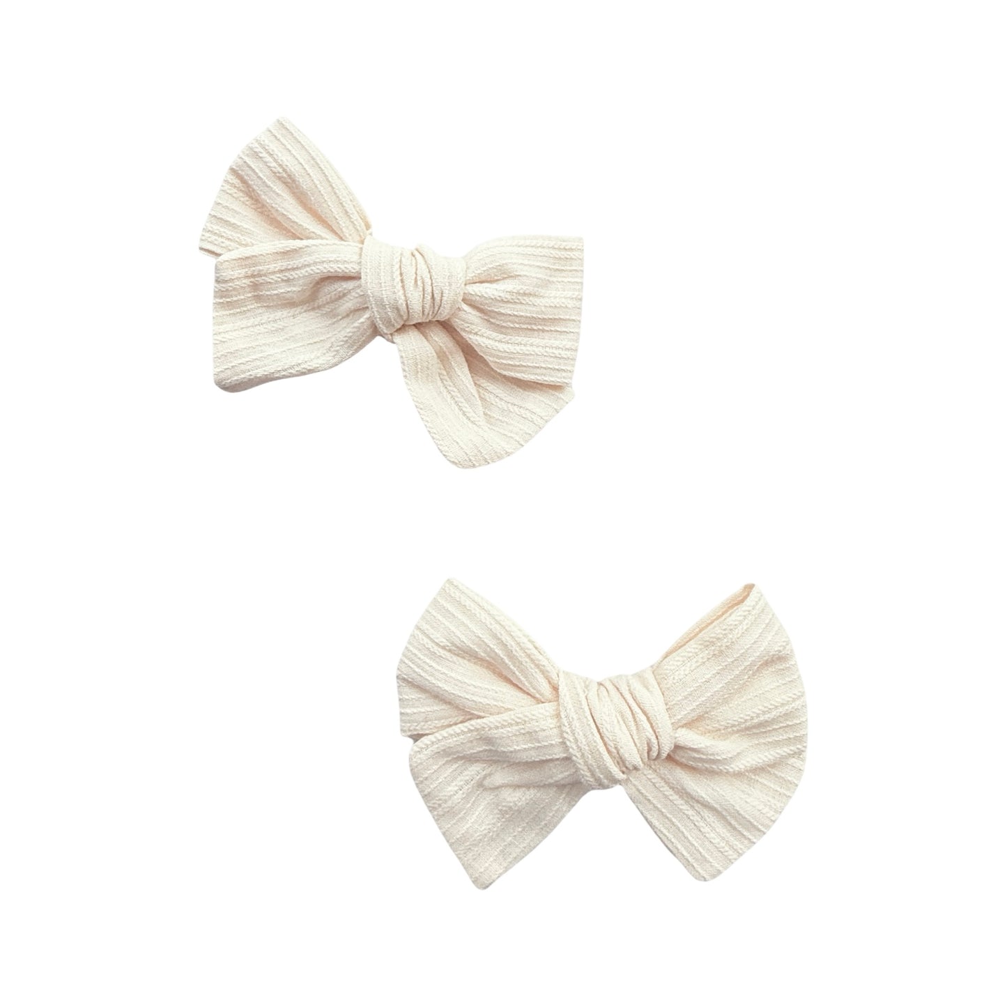 Par Moños Tela Estampados