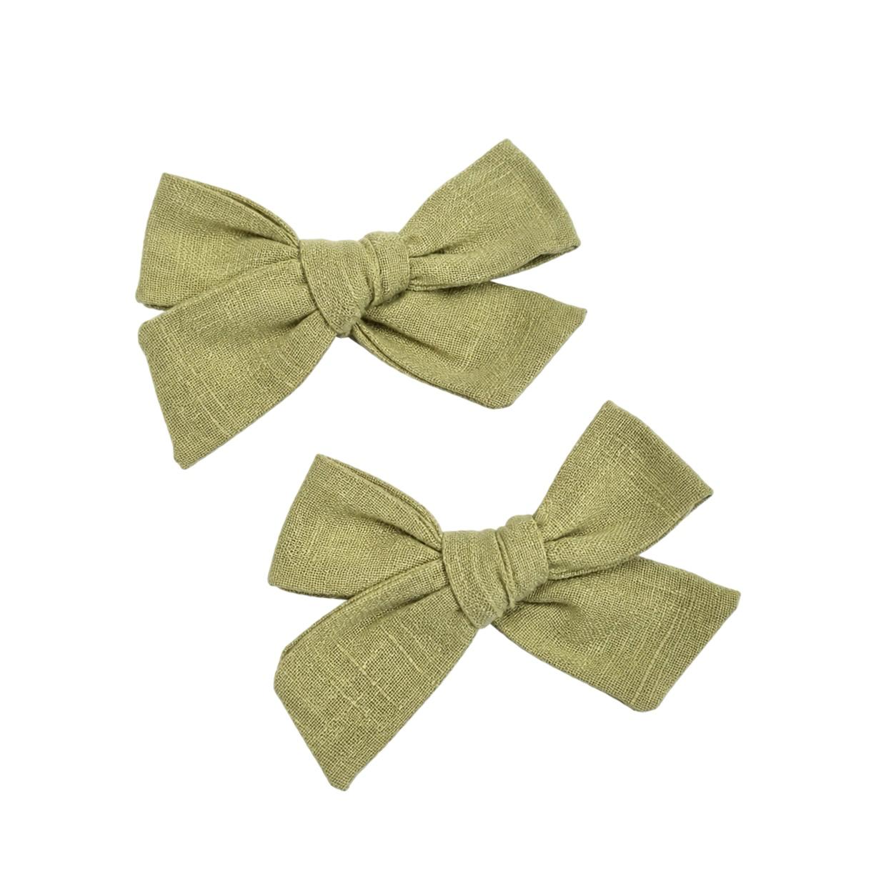 Clips Moño Lino